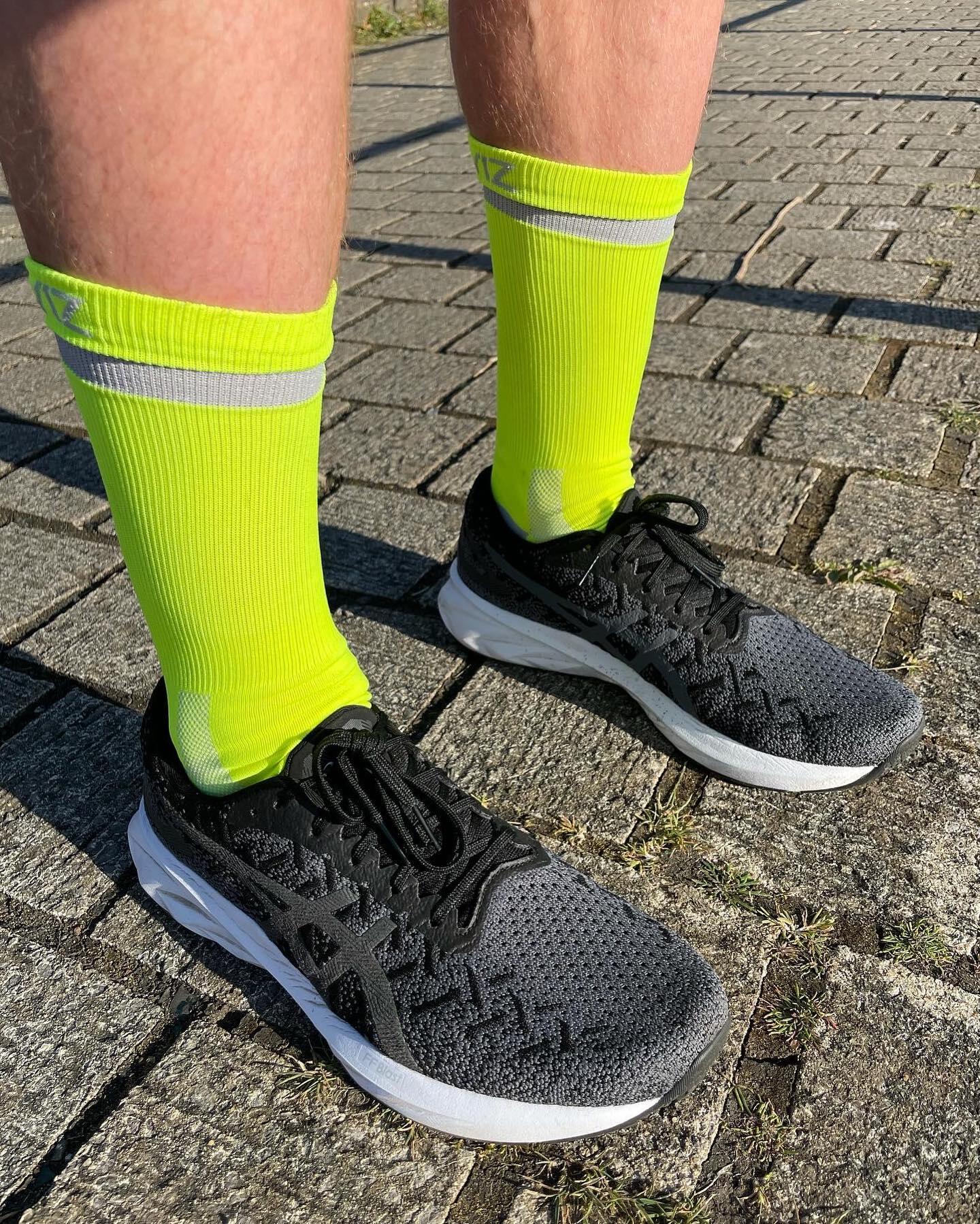 AIRFOOT Chaussettes fluos / réfléchissantes - 43/45 - Jaune 3/5