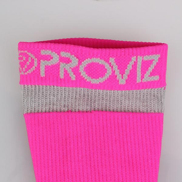 AIRFOOT Chaussettes fluo et réfléchissantes - 40/42 - Rose 3/5