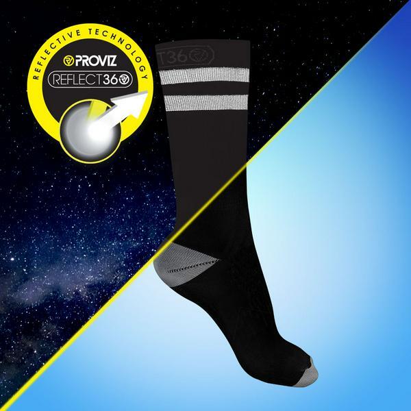 Calzini riflettenti AIRFOOT - Taglia 40/42 - Nero 4/5