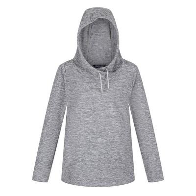 Dames kizmit ii fleece hoodie (cyberspace grijs mergel)