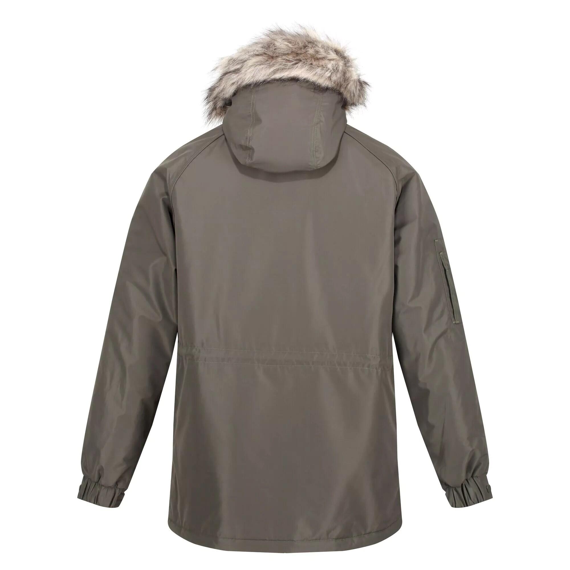 Heren Salinger III Parka (Donkere Khaki) 2/5