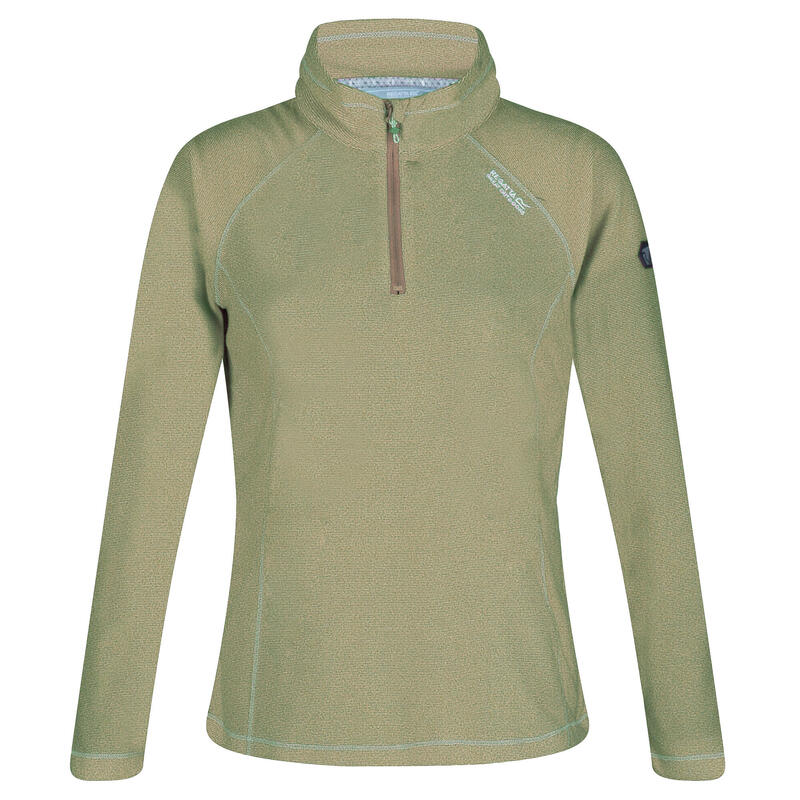 Geweldige Outdoor Dames Montes Half Zip Fleece Top (Capulet)