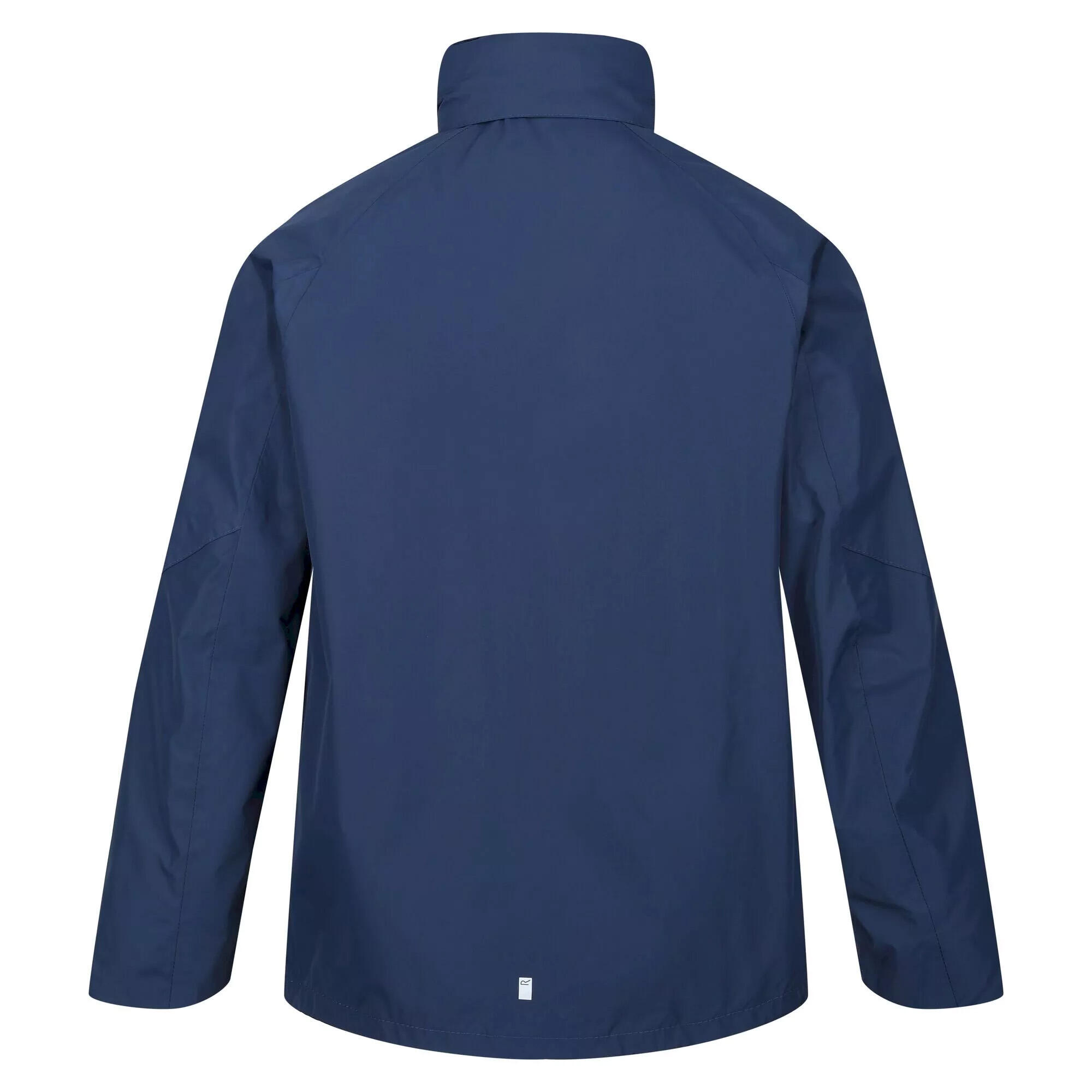 Mens Calderdale IV Waterproof Softshell Hooded Walking Jacket (Admiral Blue) 2/4