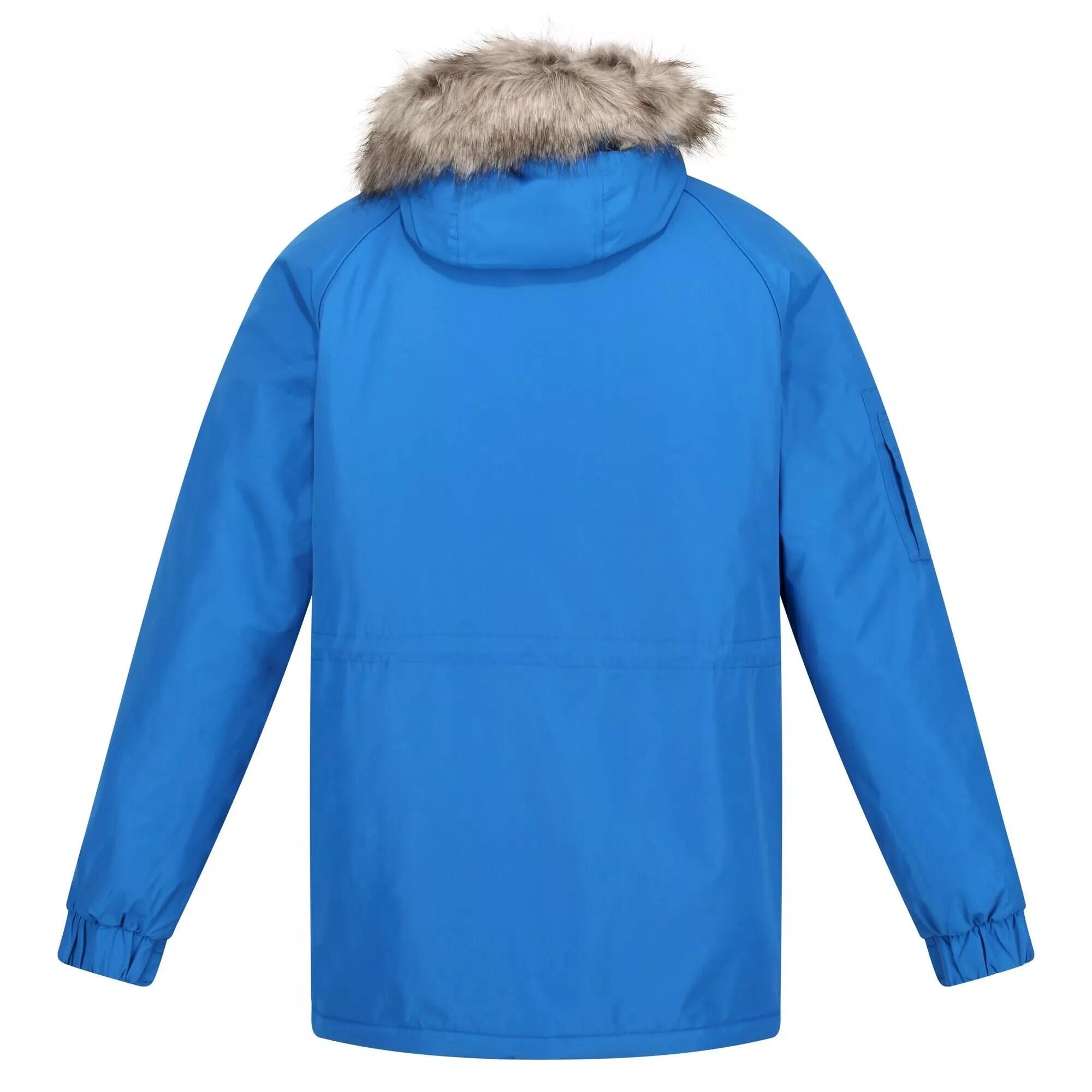 Mens Salinger III Parka (Snorkel Blue) 2/5
