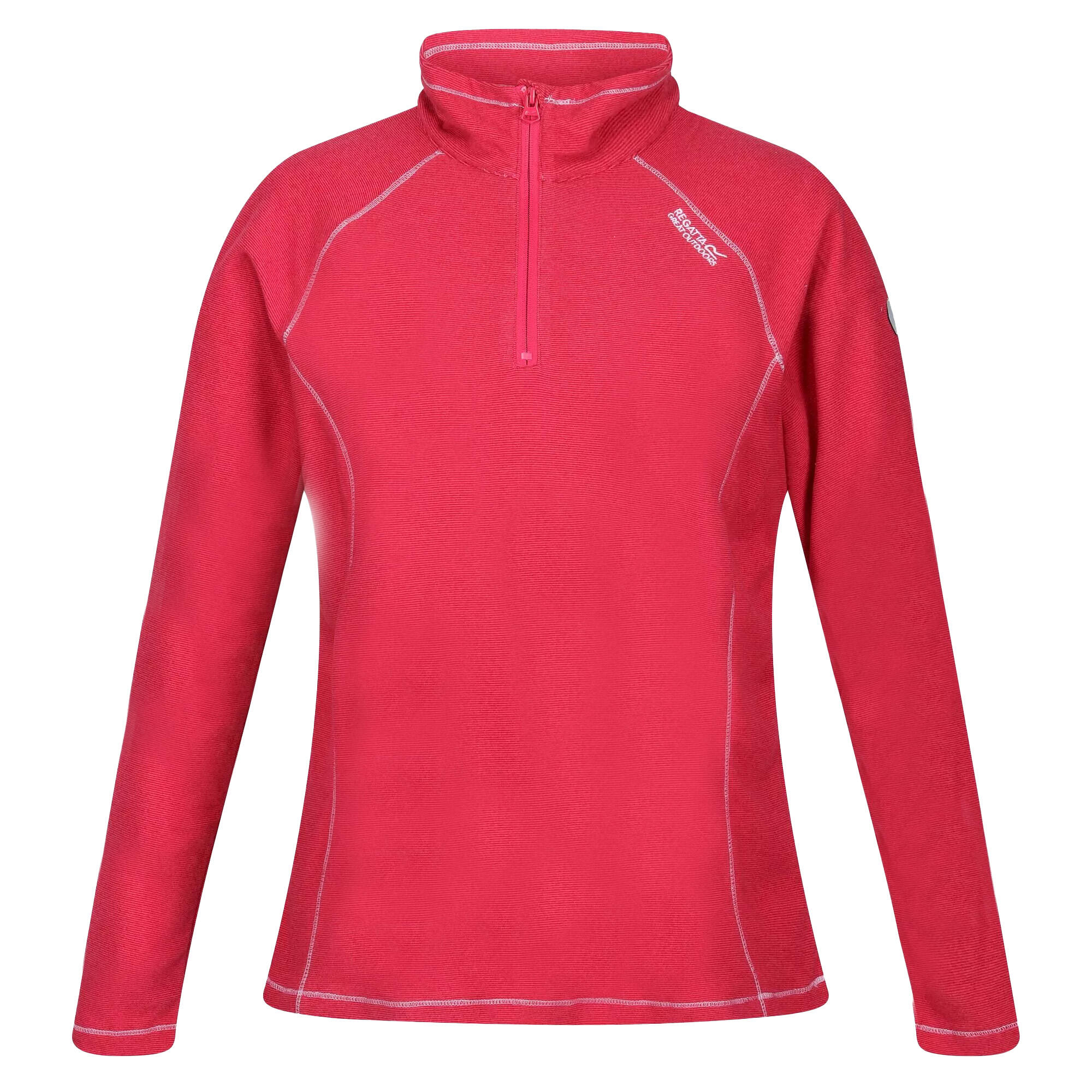 Great Outdoors Womens/Ladies Montes Half Zip Fleece Top (Pink Potion) 1/4