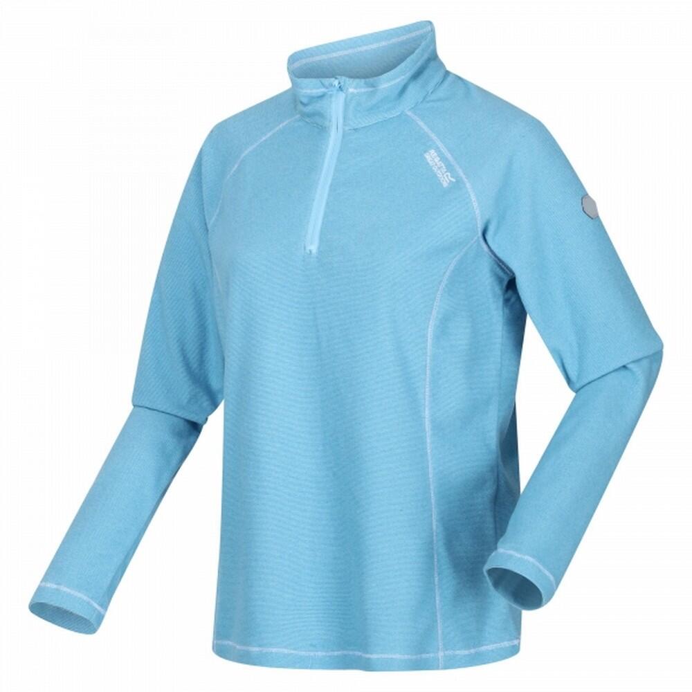 REGATTA Great Outdoors Womens/Ladies Montes Half Zip Fleece Top (Ethereal Blue)