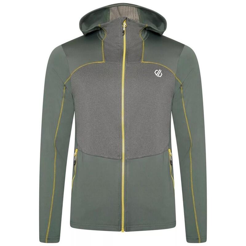 Sudadera con Cremallera Revive II para Hombre Verde Pato