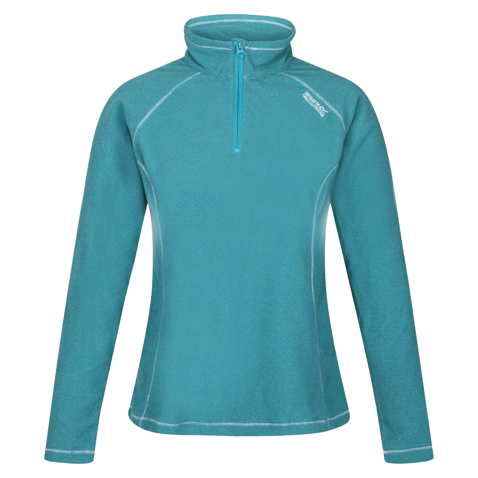REGATTA Great Outdoors Womens/Ladies Montes Half Zip Fleece Top (Pagoda Blue)