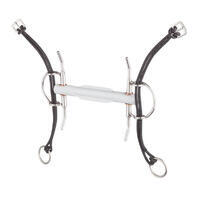 Mors à aiguille pour cheval releveur avec bridon papillon Beris