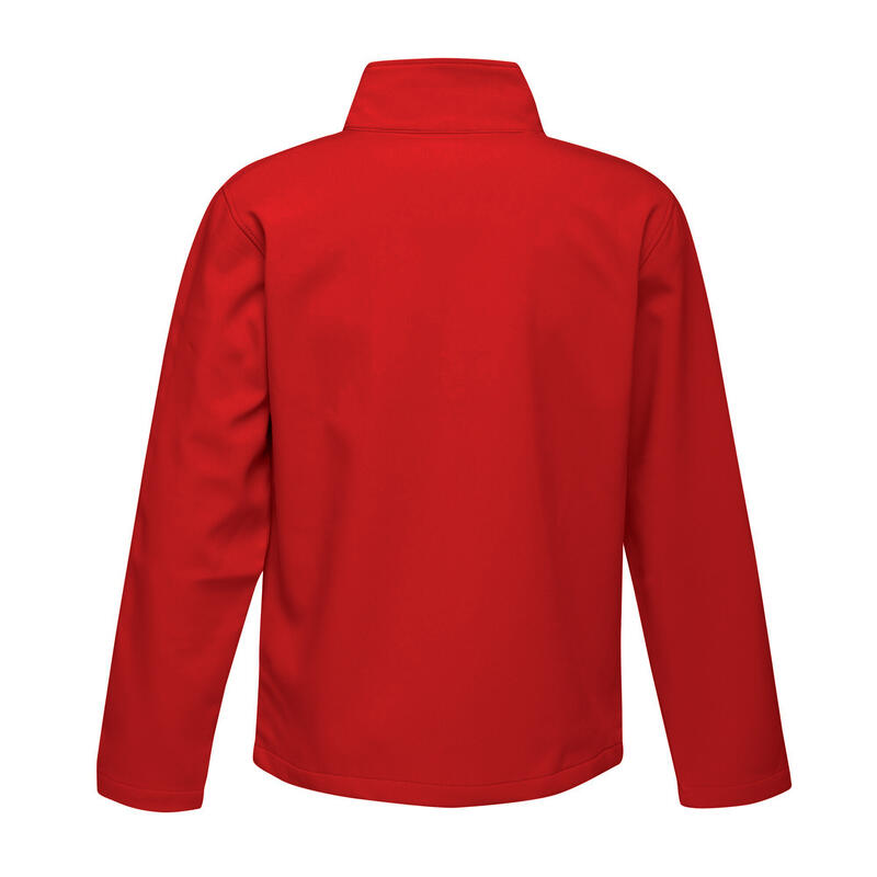 Heren Ablaze Printable Softshell Jas (Rood met Zwart)