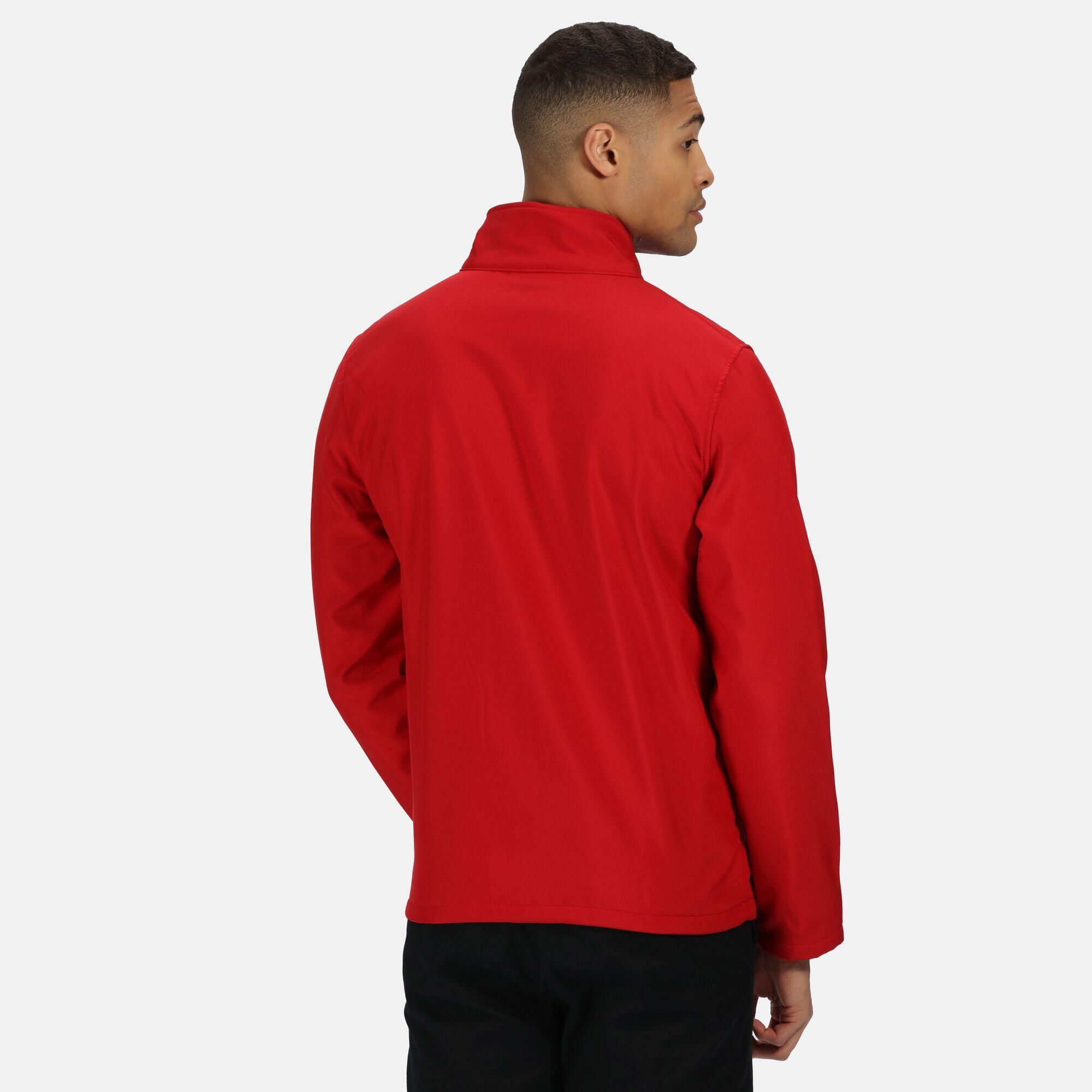 Mens Ablaze Printable Softshell Jacket (Classic Red/Black) 4/5