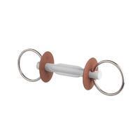 Mors 2 anneaux pour cheval bridon avec canon papillon Beris