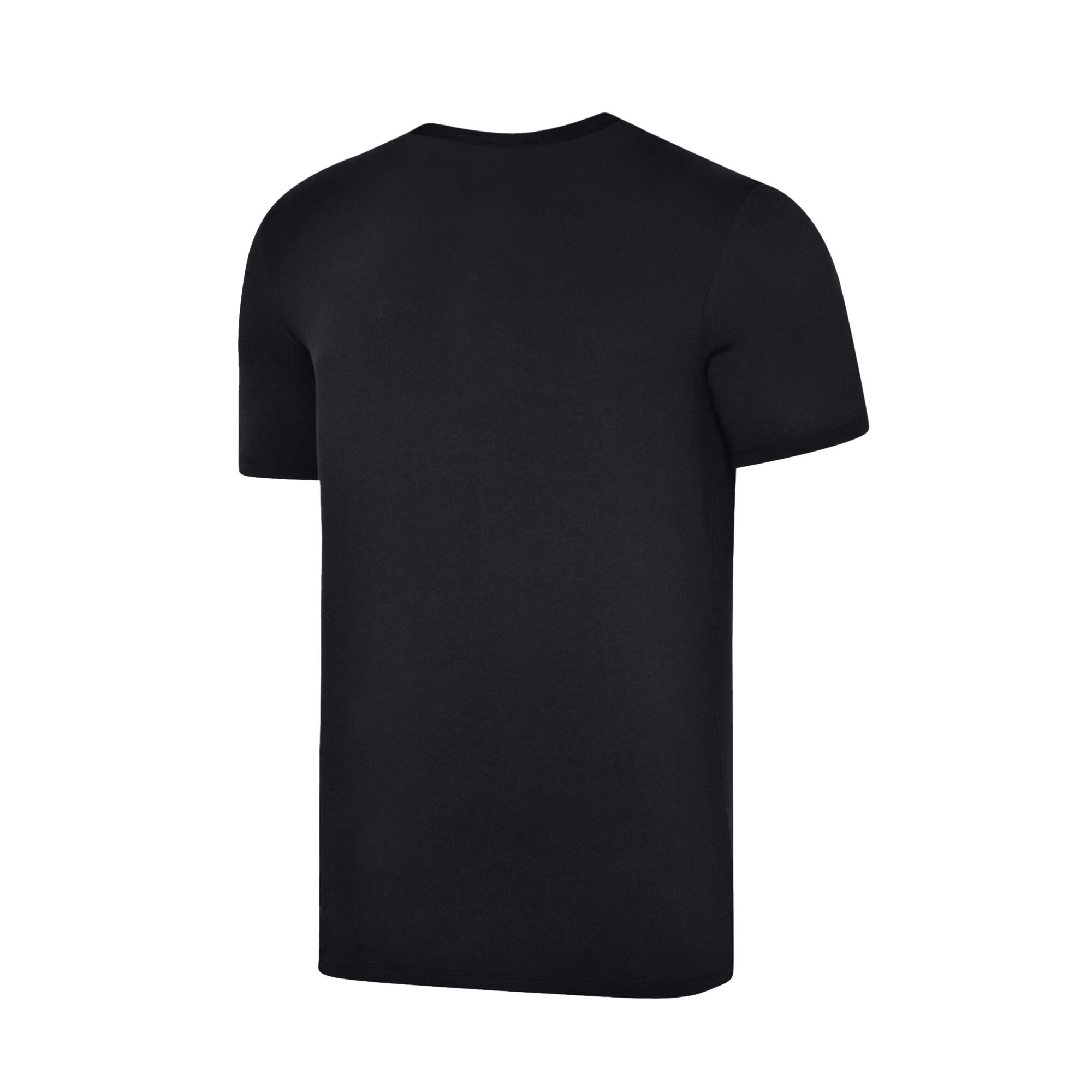 Mens Club Leisure TShirt (Black/White) 2/4