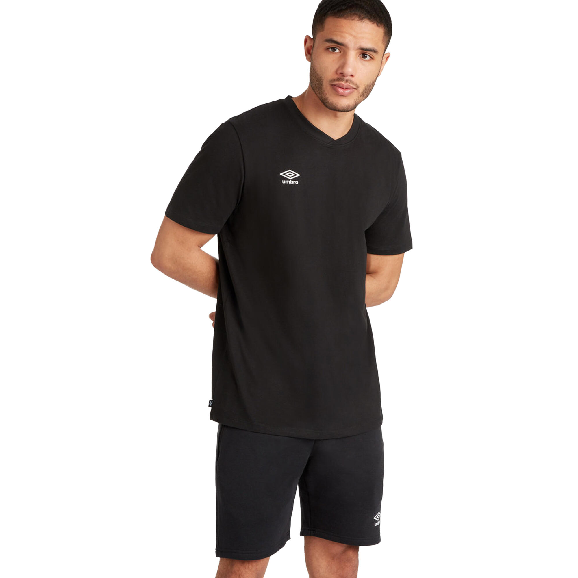 Men's CLUB LEISURE T-shirt (Black / White)