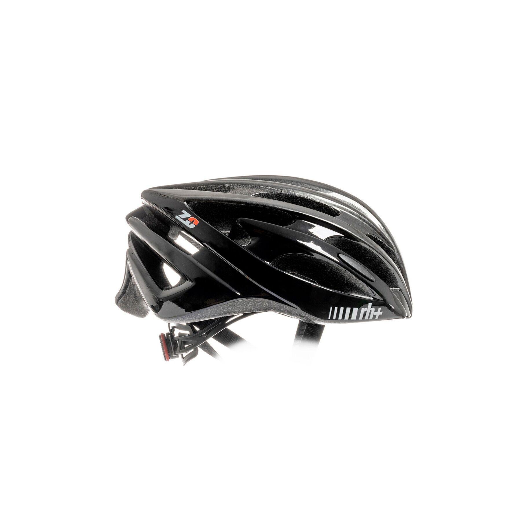 RH+ RH+ RH+ Helmet Bike Z Zero Fietshelm GLANZEND ANTRACIET/METAAL ZILVER/ZWART L/XL