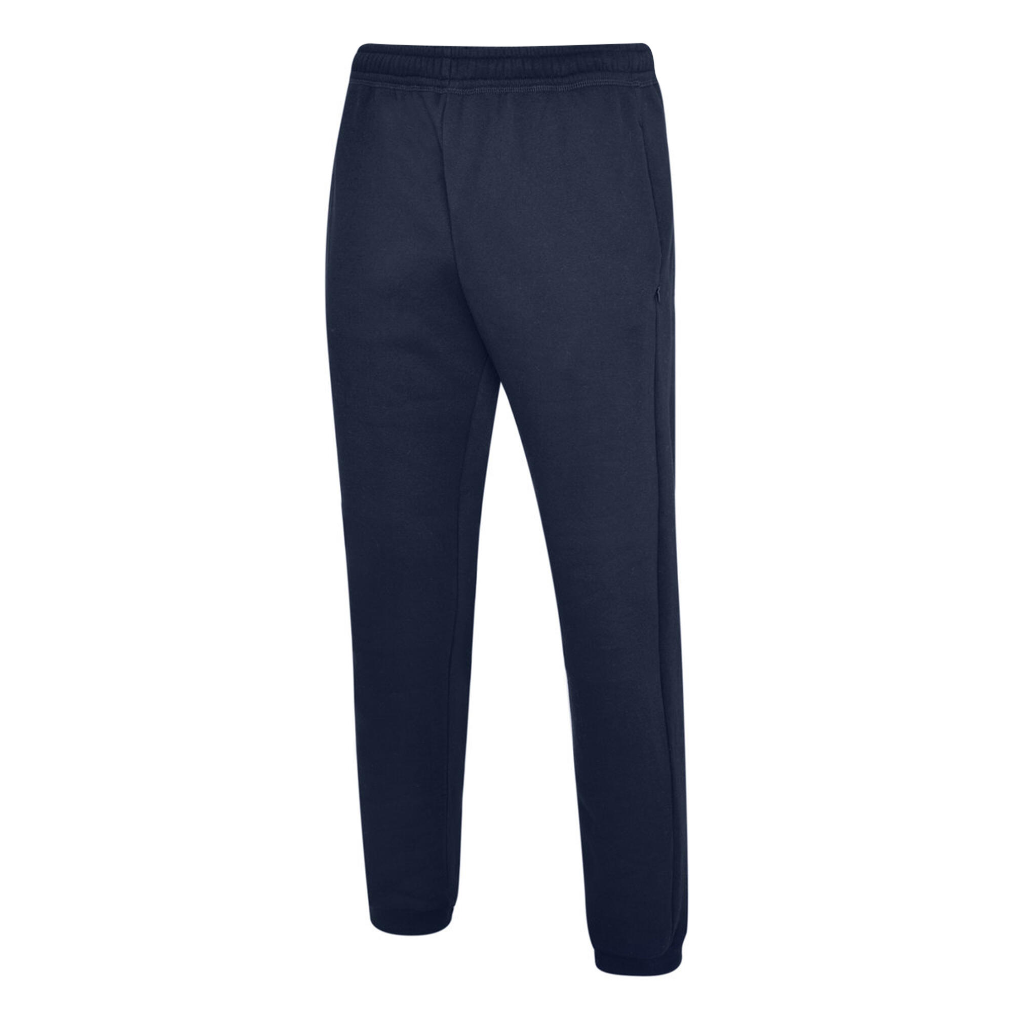 Mens Club Leisure Jogging Bottoms (Navy/White) 2/4