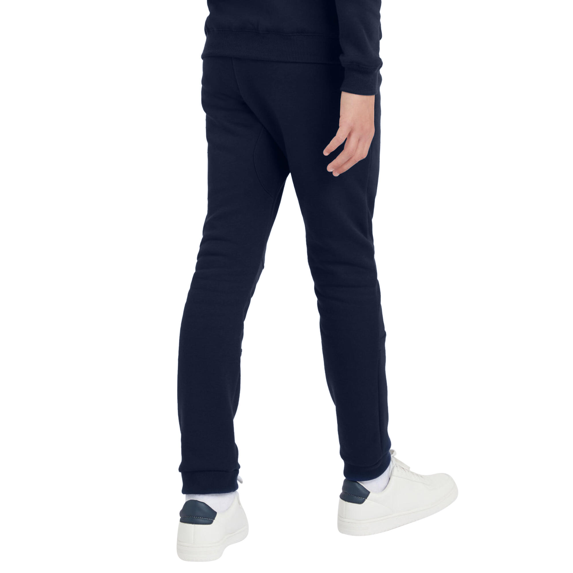 Mens Club Leisure Jogging Bottoms (Navy/White) 4/4