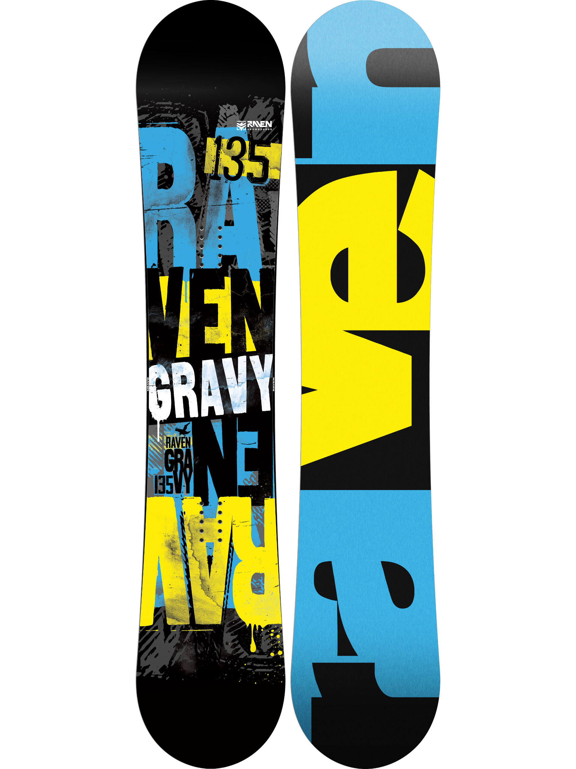 Snowboard Gravy Junior Amarillo/Azul/Negro 2/4