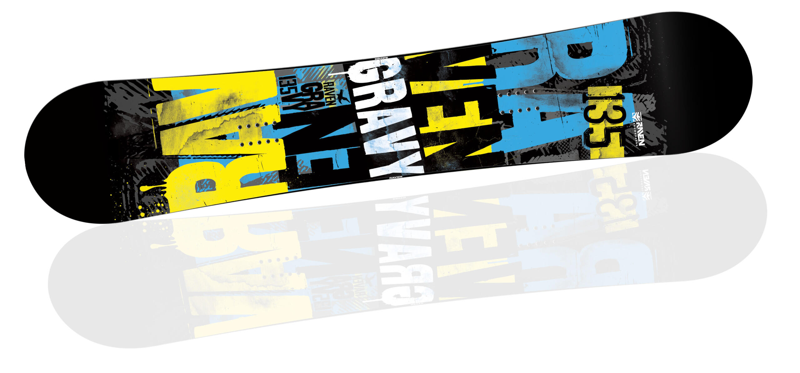 Snowboard Gravy Junior Amarillo/Azul/Negro 4/4