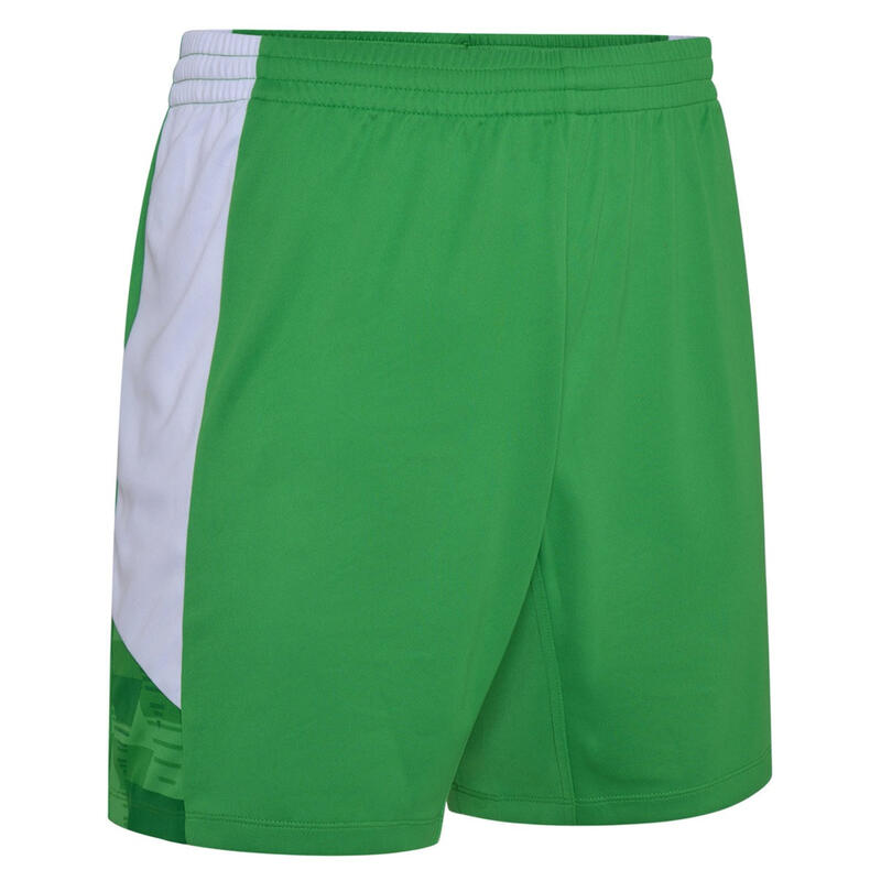 "Vier" Shorts für Herren Smaragd/Weiß