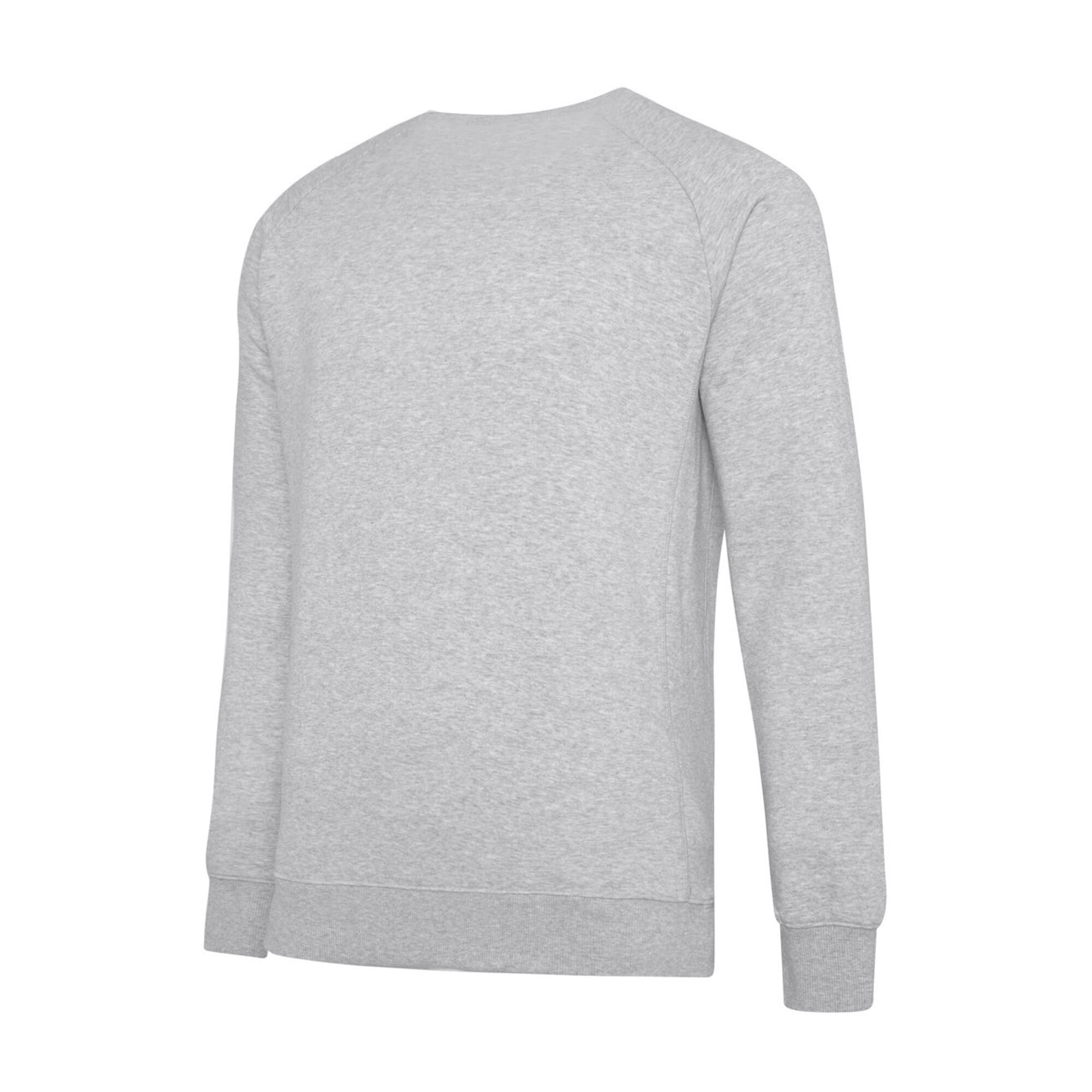 "Club Leisure" Sweatshirt für Herren Grau meliert/Weiß 2/4