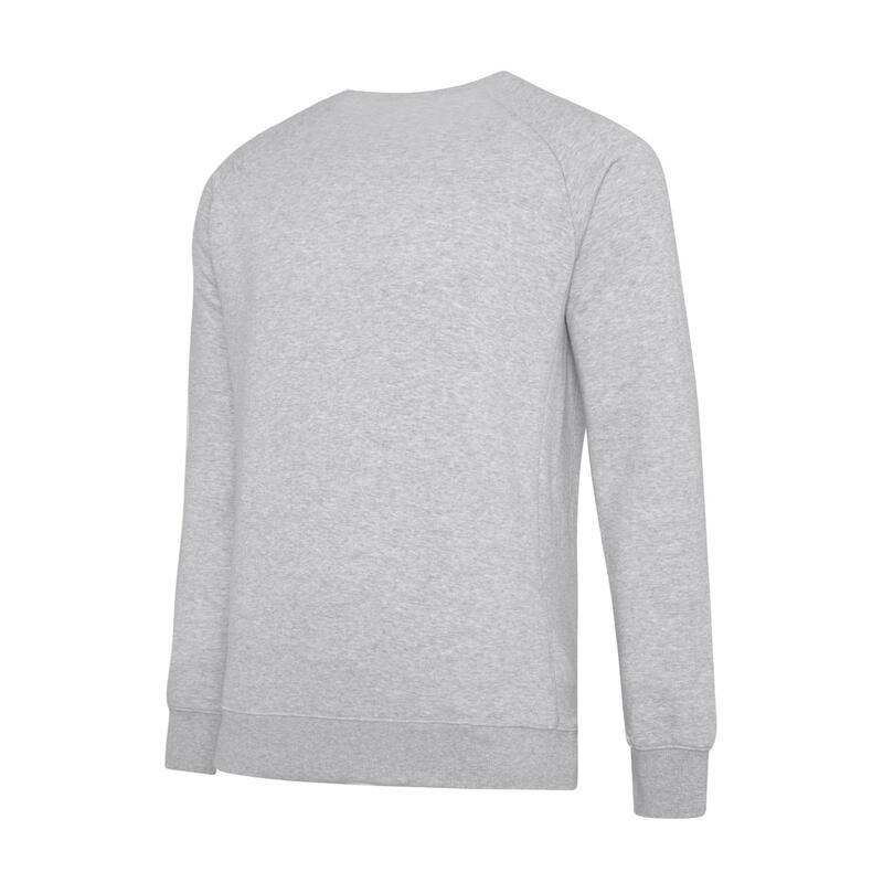 "Club Leisure" Sweatshirt für Herren Grau meliert/Weiß