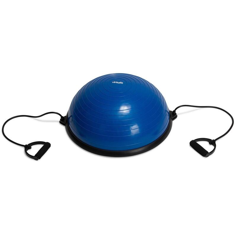 Balance Ball Trainer - Trainingshalbball mit Pumpe - 2 Zugbändern
