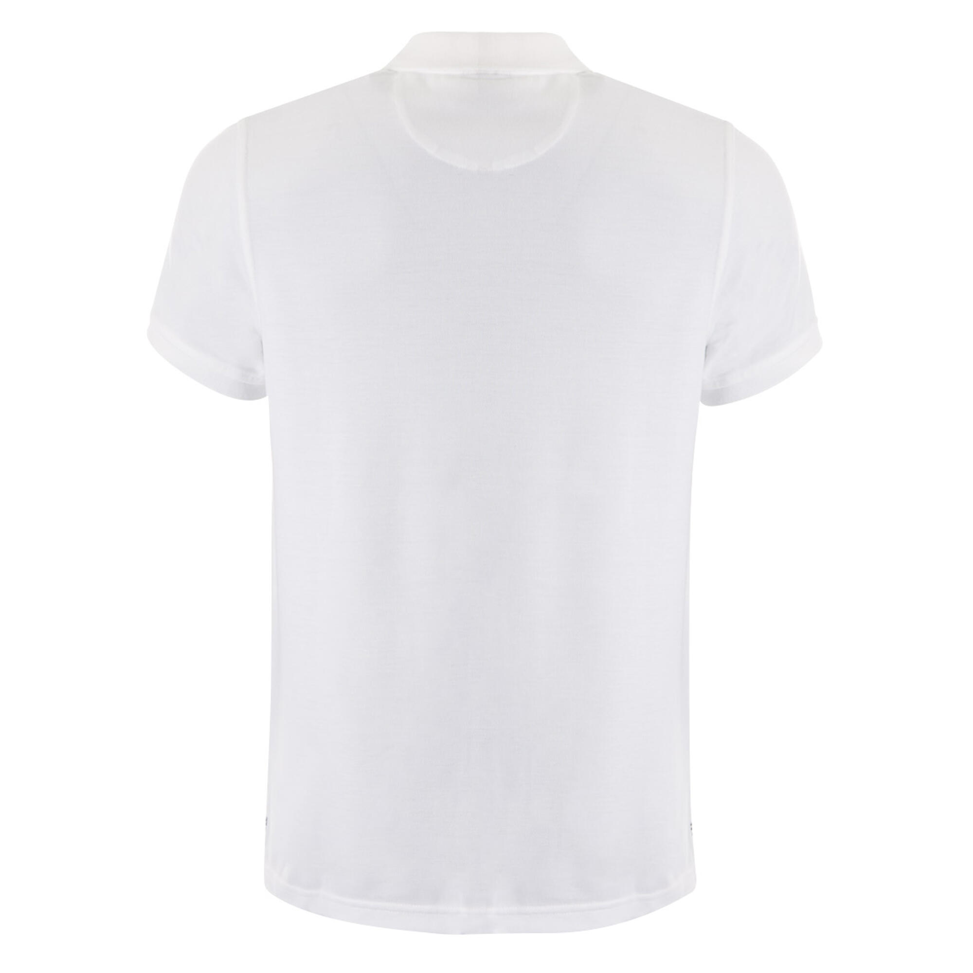 Mens Waimak Polo Shirt (White) 2/3