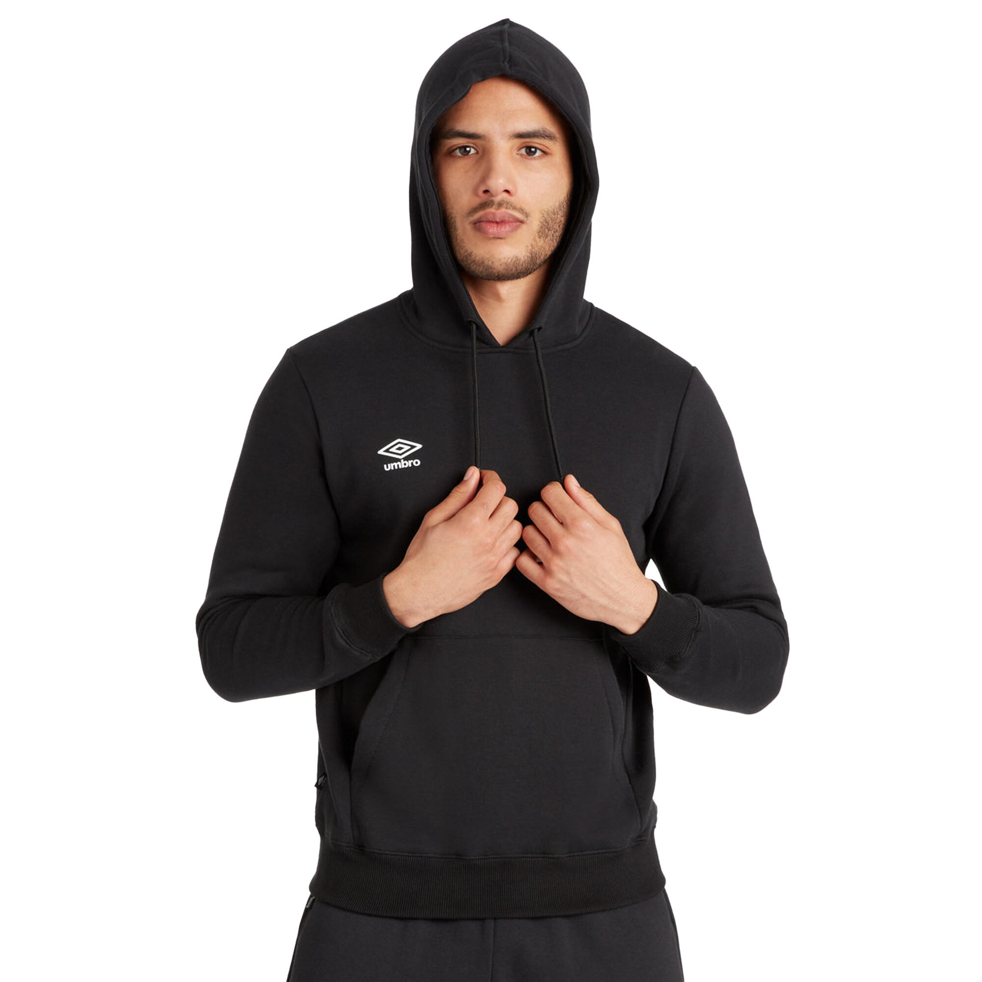 Sweat À Capuche CLUB LEISURE Homme (Noir / Blanc) 3/4