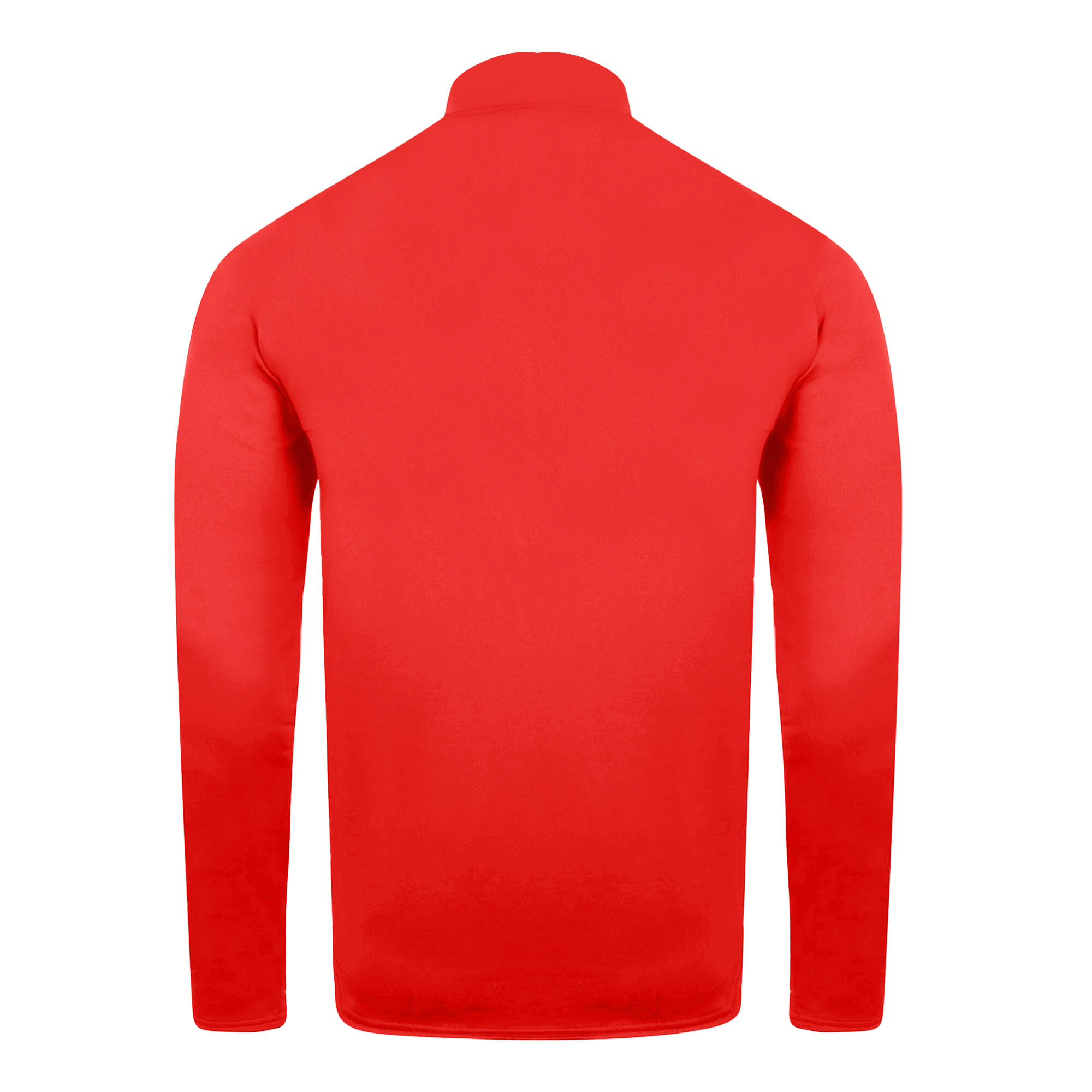 Womens/Ladies Club Essential Half Zip Sweatshirt (Vermillion) 2/3