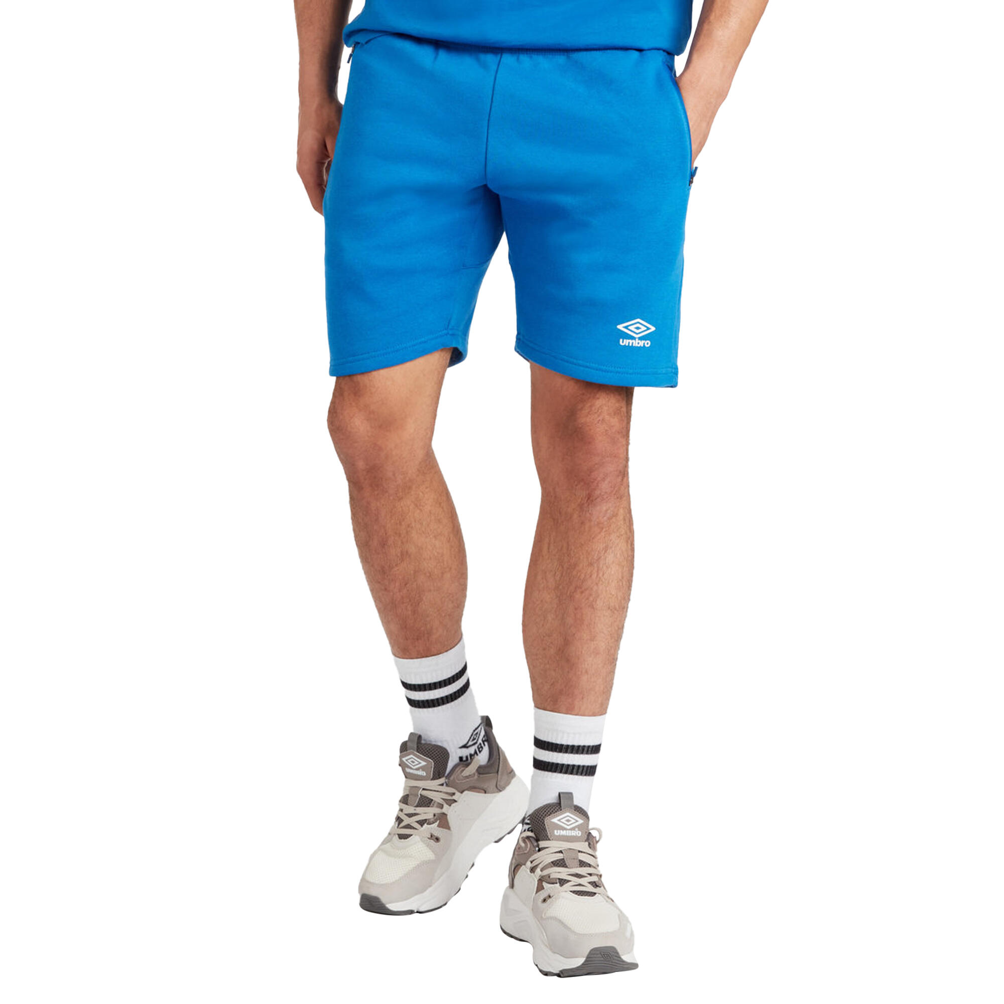 Mens Club Leisure Shorts (Royal Blue/White) 4/4
