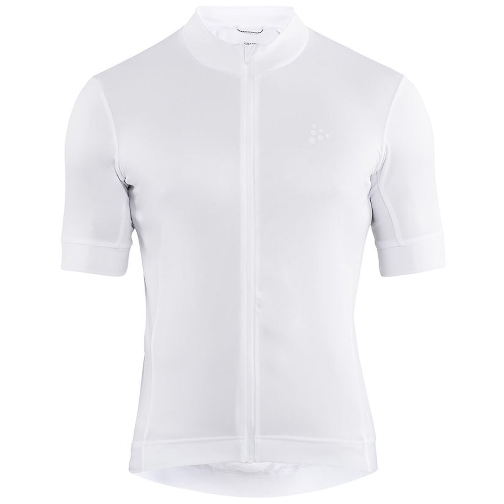 Mens Essence Cycling Jersey (White) 1/3