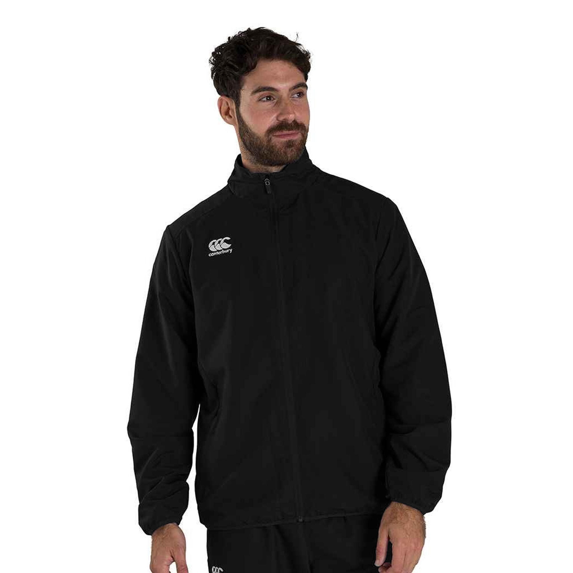 Mens Club Track Jacket (Black) CANTERBURY | Decathlon