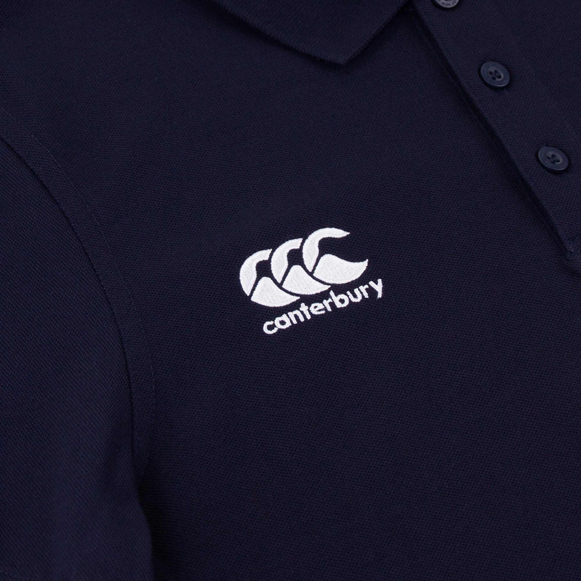 Mens Waimak Polo Shirt (Navy) 3/3