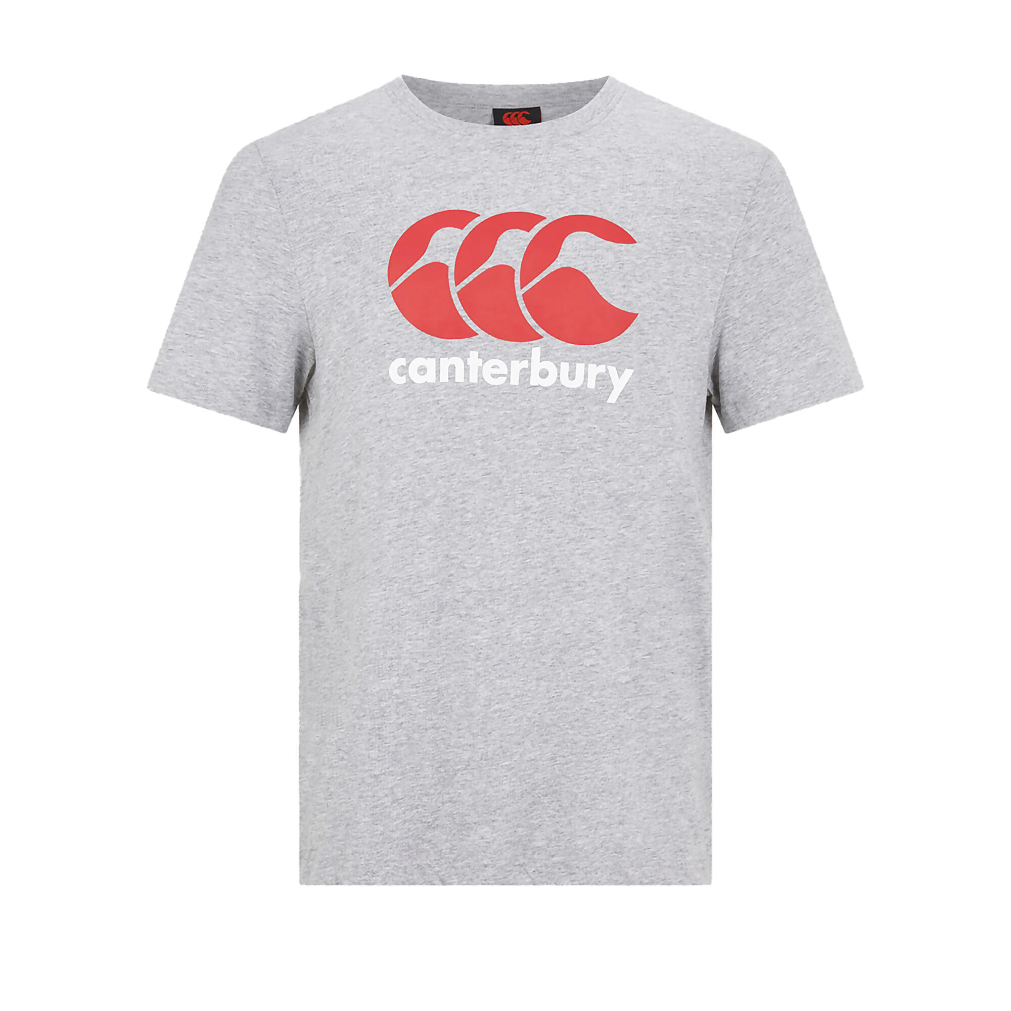 CANTERBURY Mens Logo TShirt (Grey/Red/White)