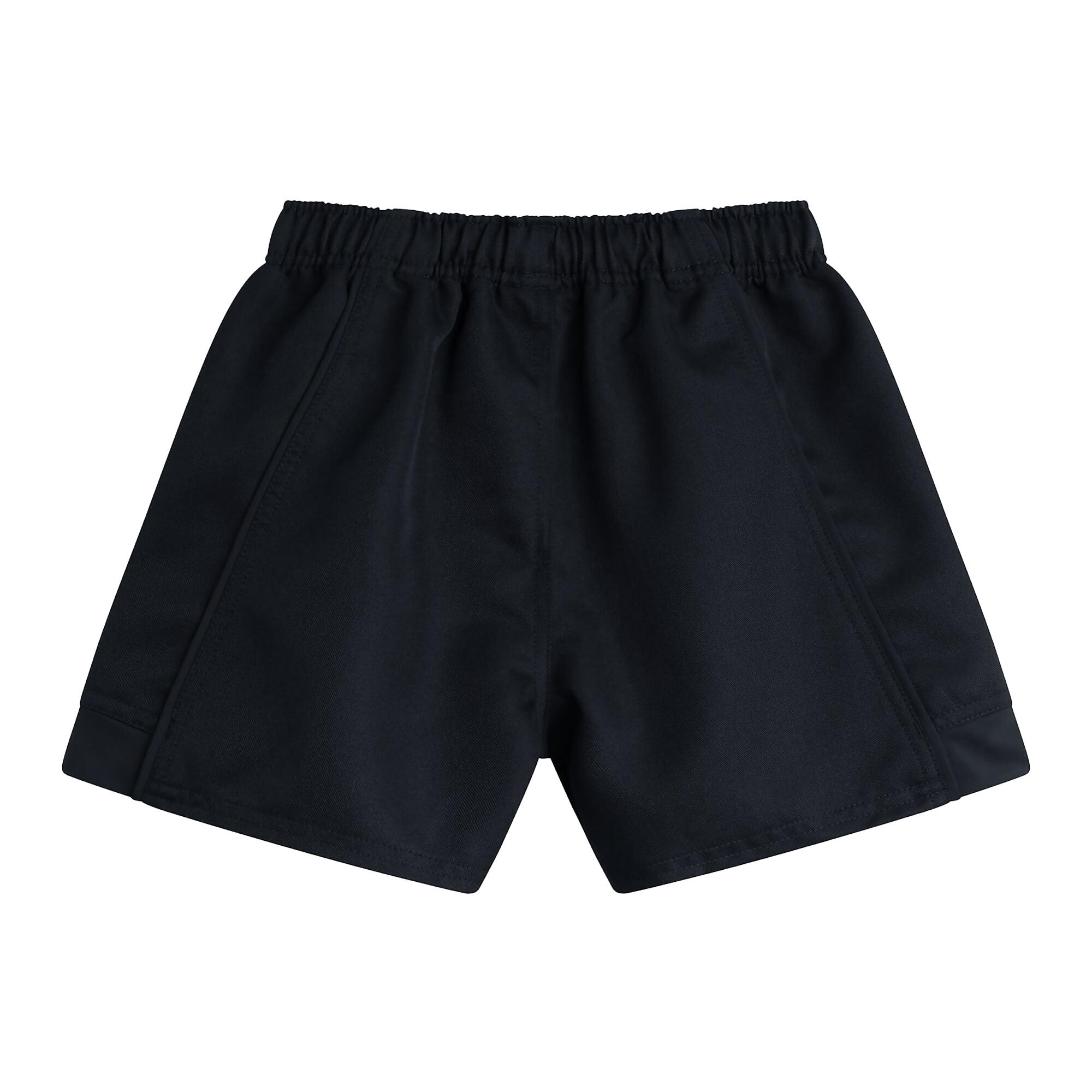 Childrens/Kids Advantage Shorts (Black) 3/4