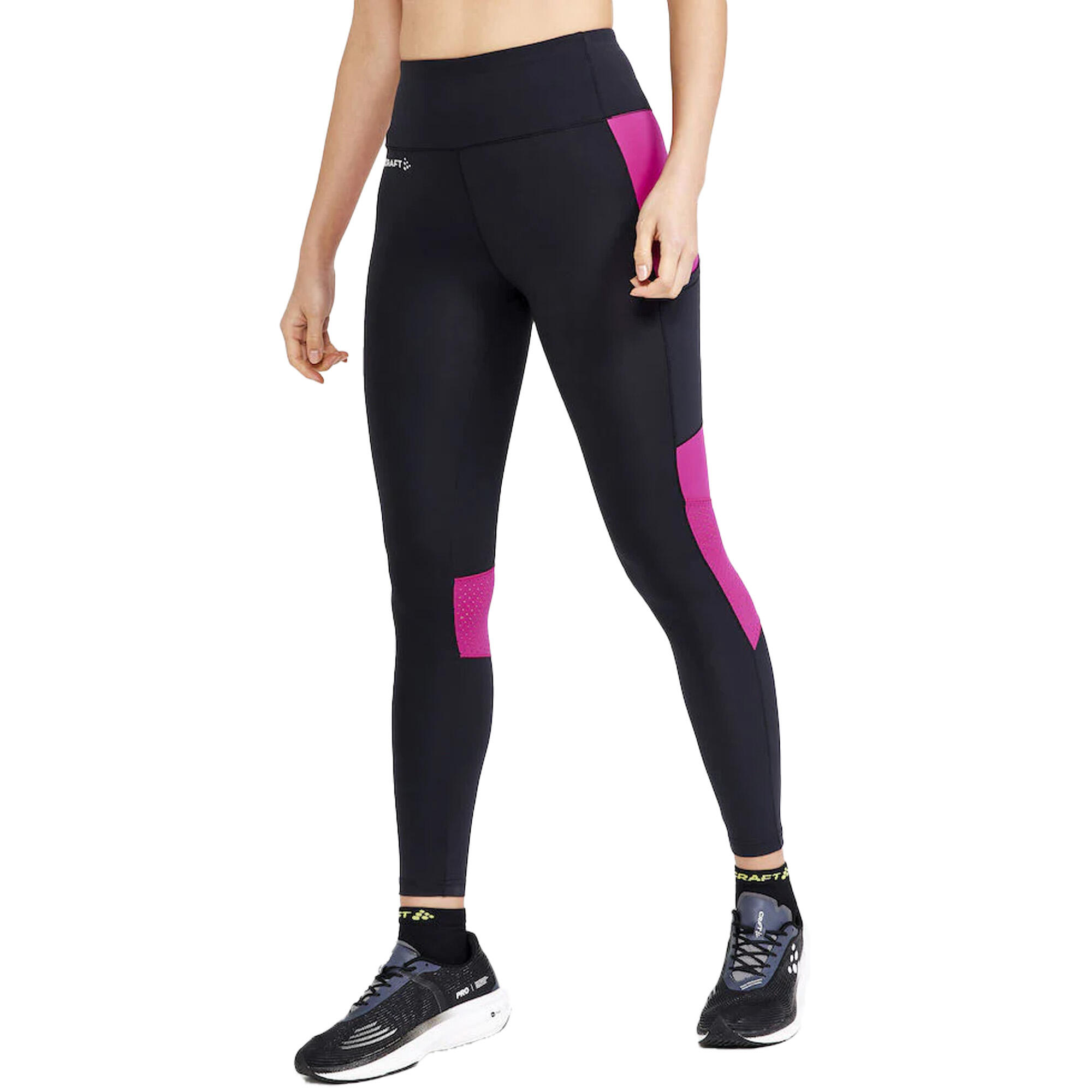 Womens/Ladies ADV Essence 2 Leggings (Black/Roxo) 3/4