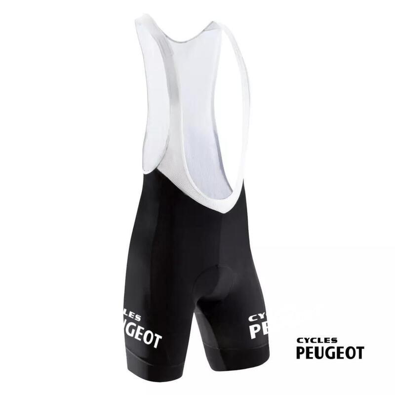 Pantalones de ciclismo retro Peugeot Negro - RedTed