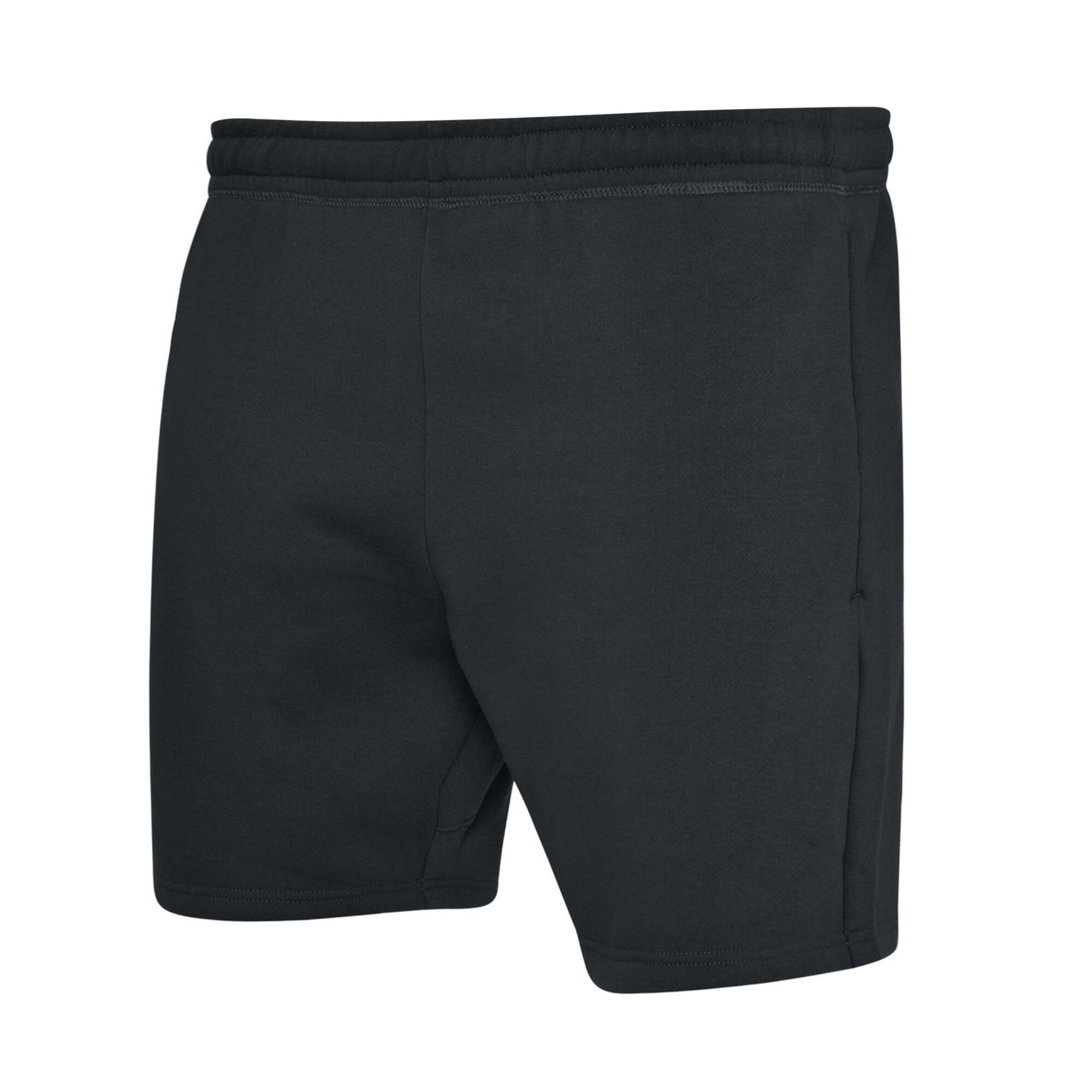 Mens Club Leisure Shorts (Black/White) 2/4