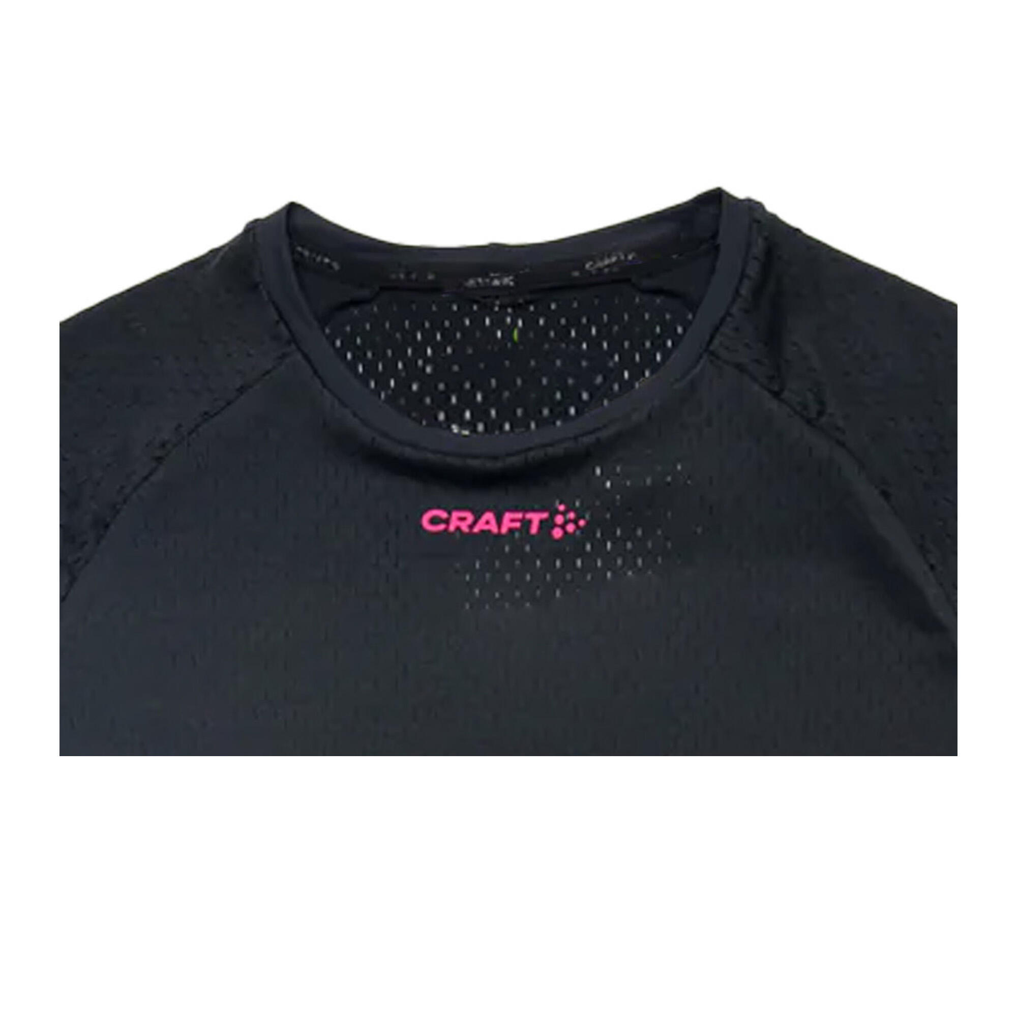 Womens/Ladies CTM Distance ShortSleeved TShirt (Black) 3/3