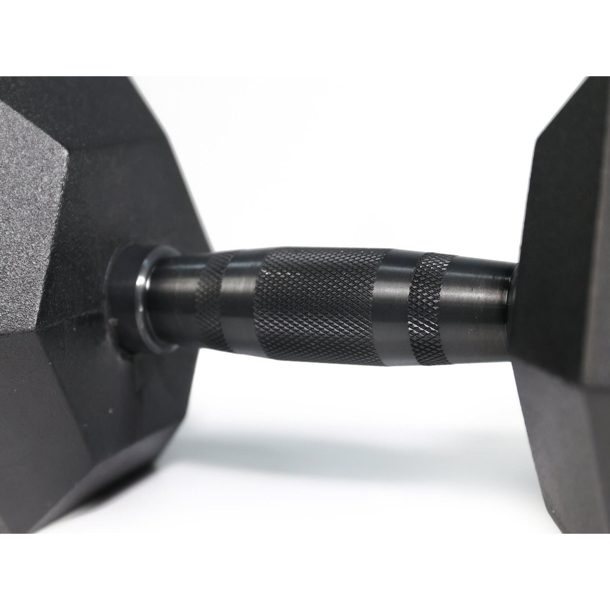 Haltères réglables 5-25 kg système compact poignée antidérapante
