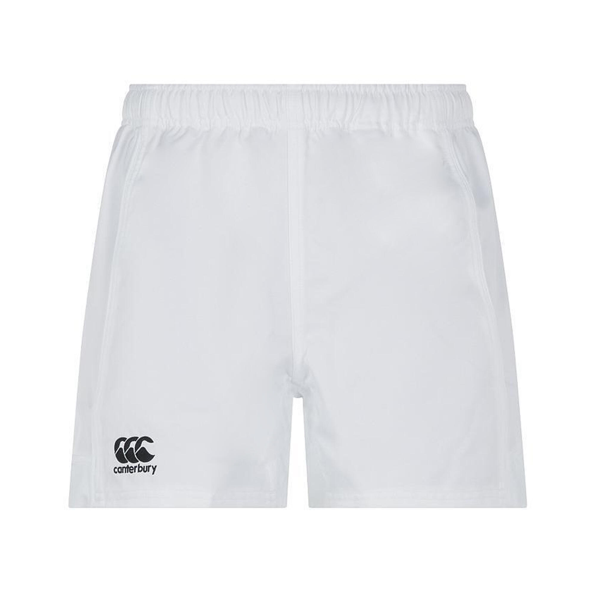 Childrens/Kids Advantage Shorts (White) 1/4