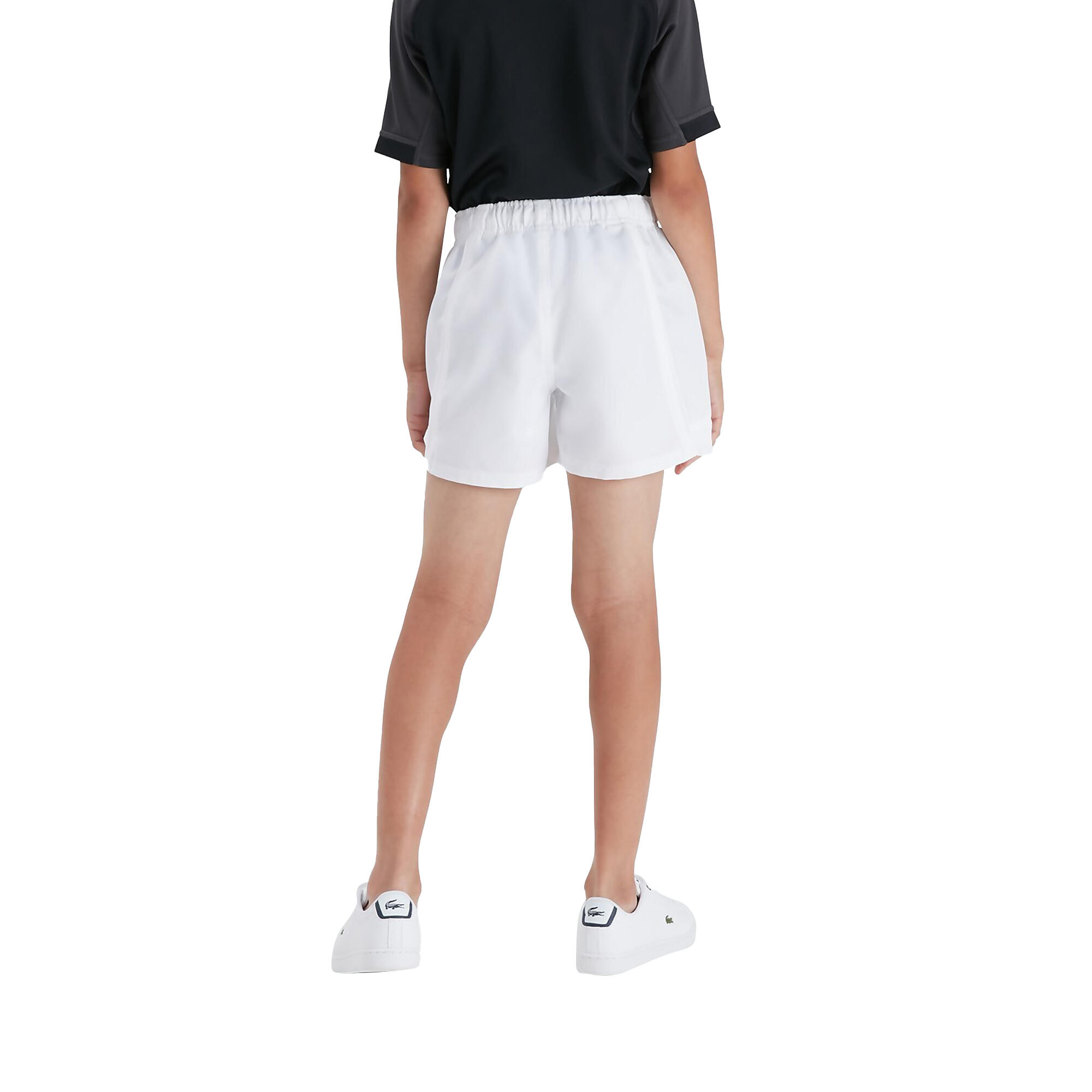 Childrens/Kids Advantage Shorts (White) 4/4
