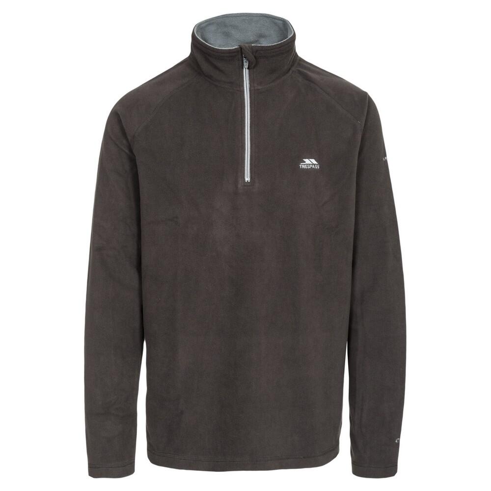 TRESPASS Mens Blackford Microfleece (Black)