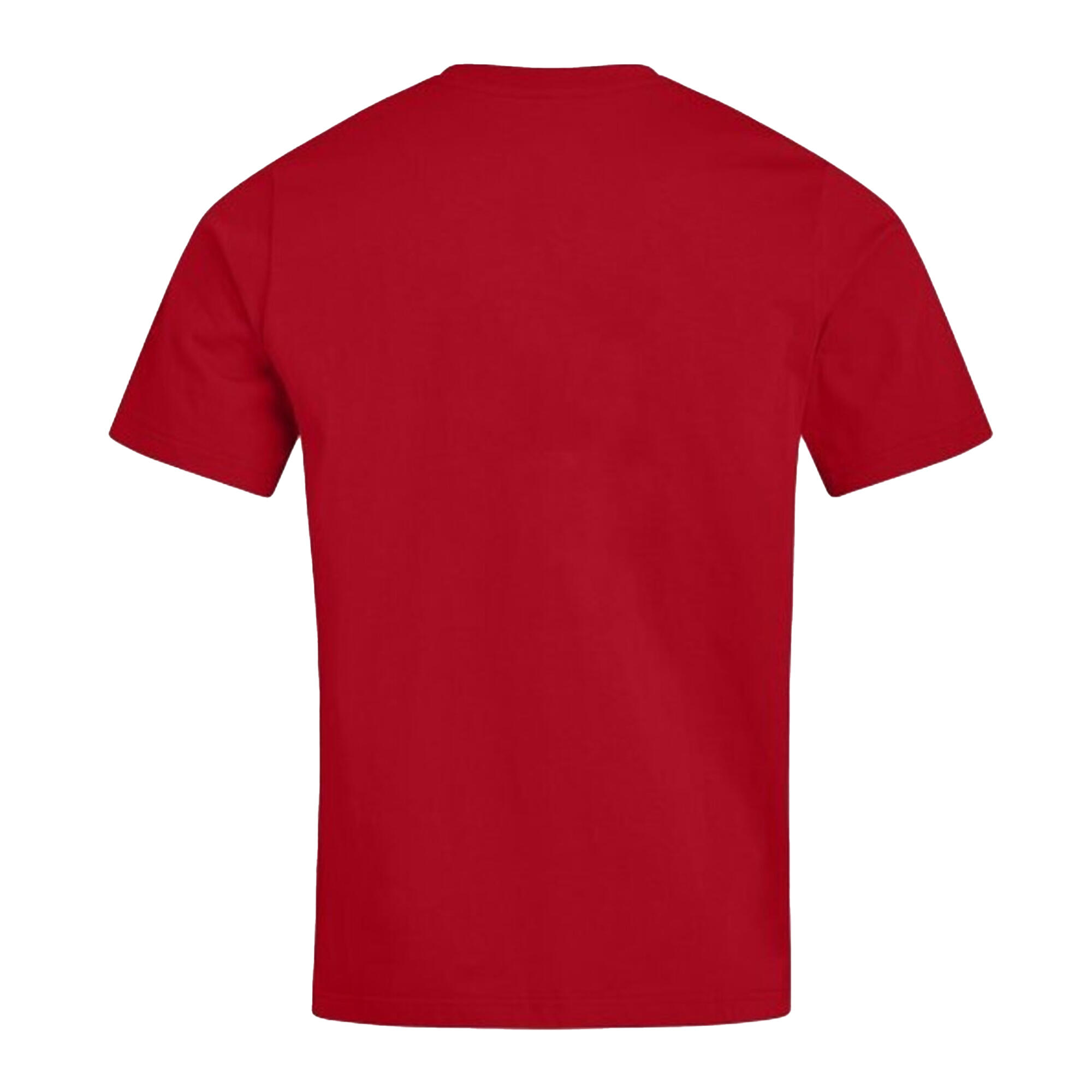 Unisex Adult Club Plain TShirt (Red) 2/3