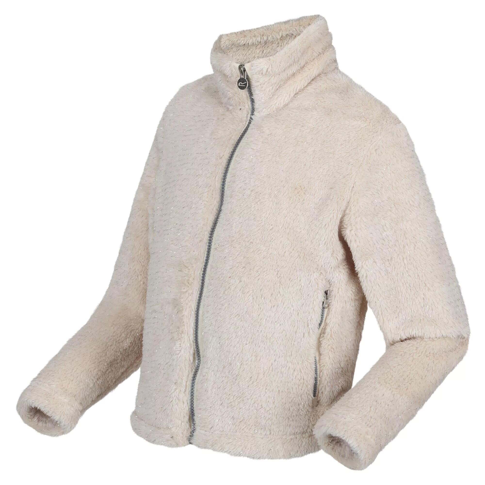 Childrens/Kids Kallye Ripple Fleece Jacket (Light Vanilla) 4/5