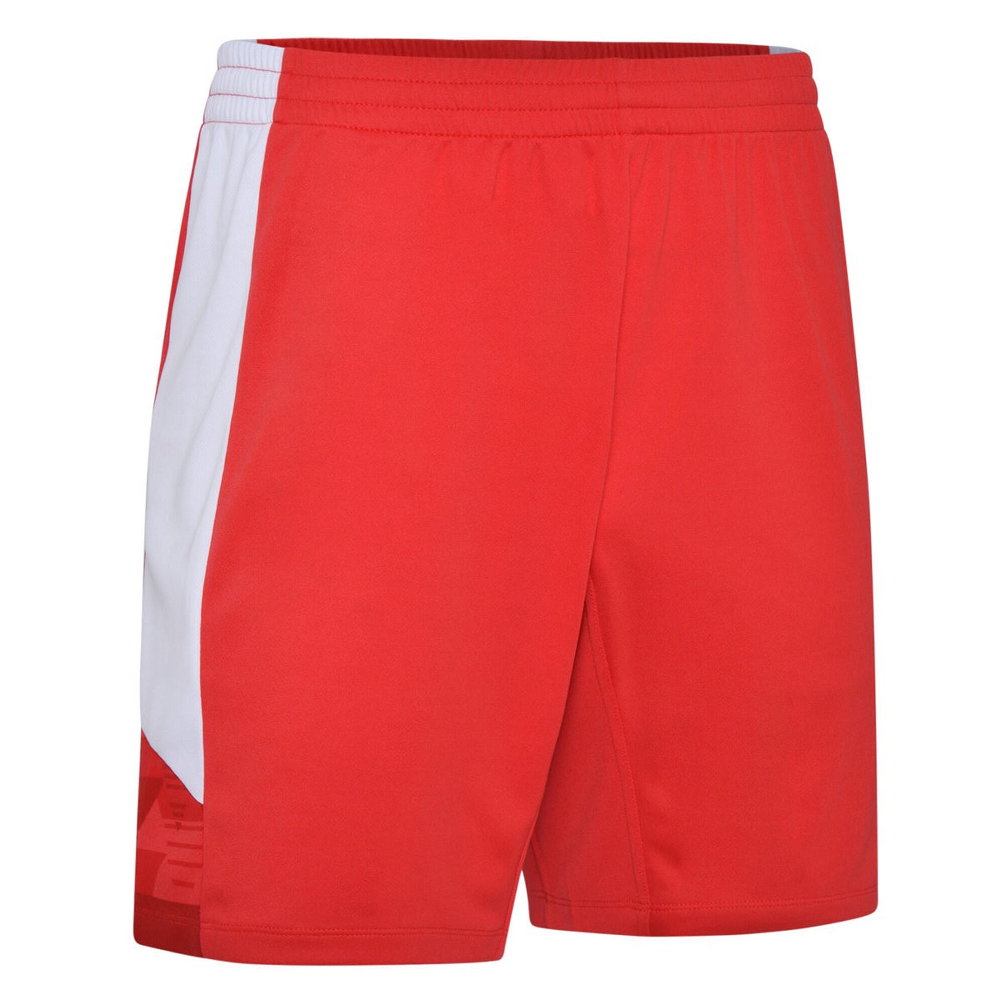 Mens Vier Shorts (Vermillion/White) 2/4