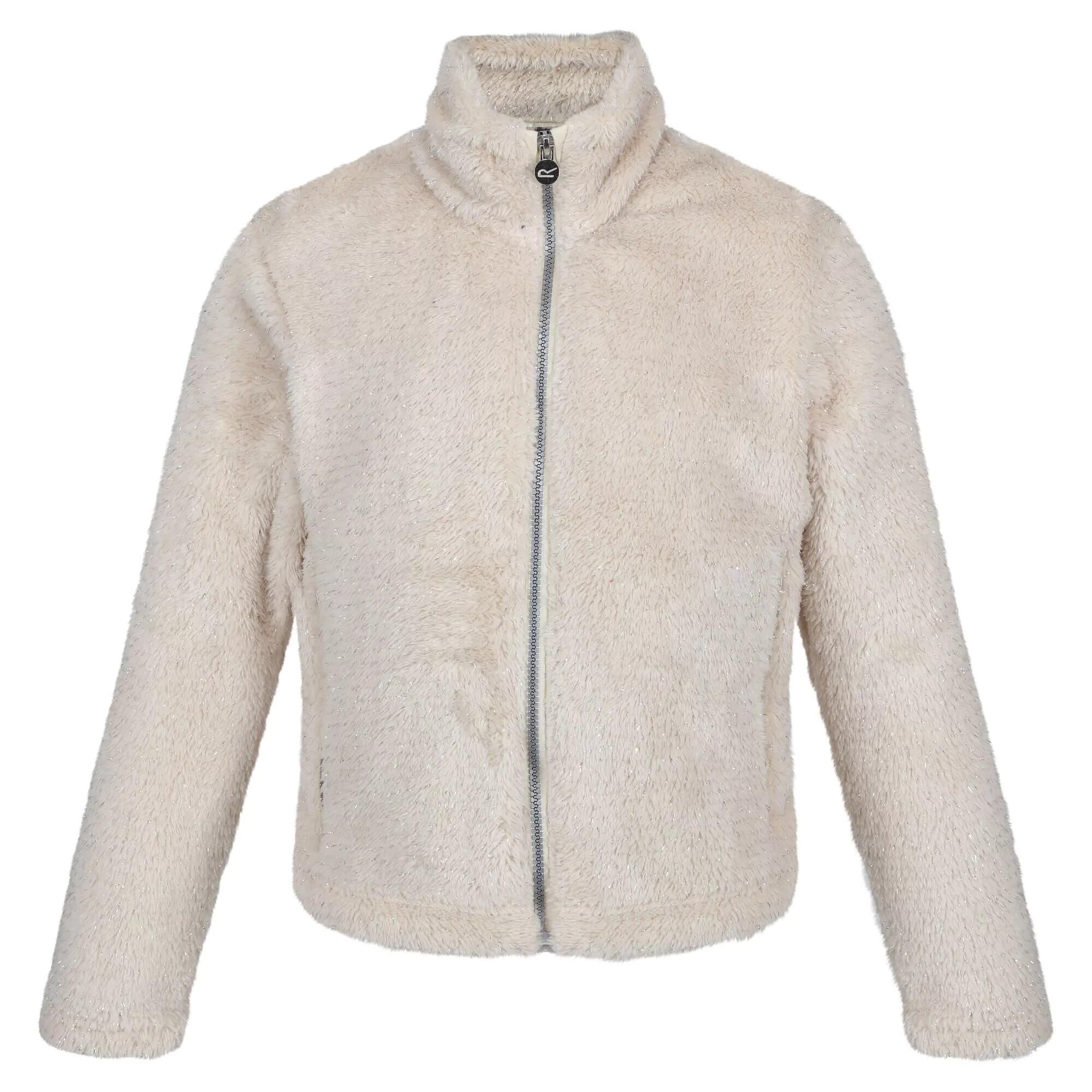 REGATTA Childrens/Kids Kallye Ripple Fleece Jacket (Light Vanilla)