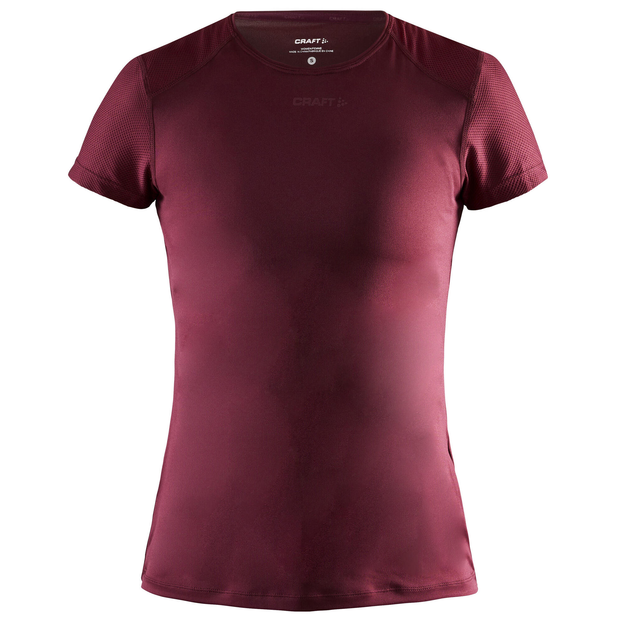 Womens/Ladies ADV Essence Slim ShortSleeved TShirt (Rio Red) 1/3