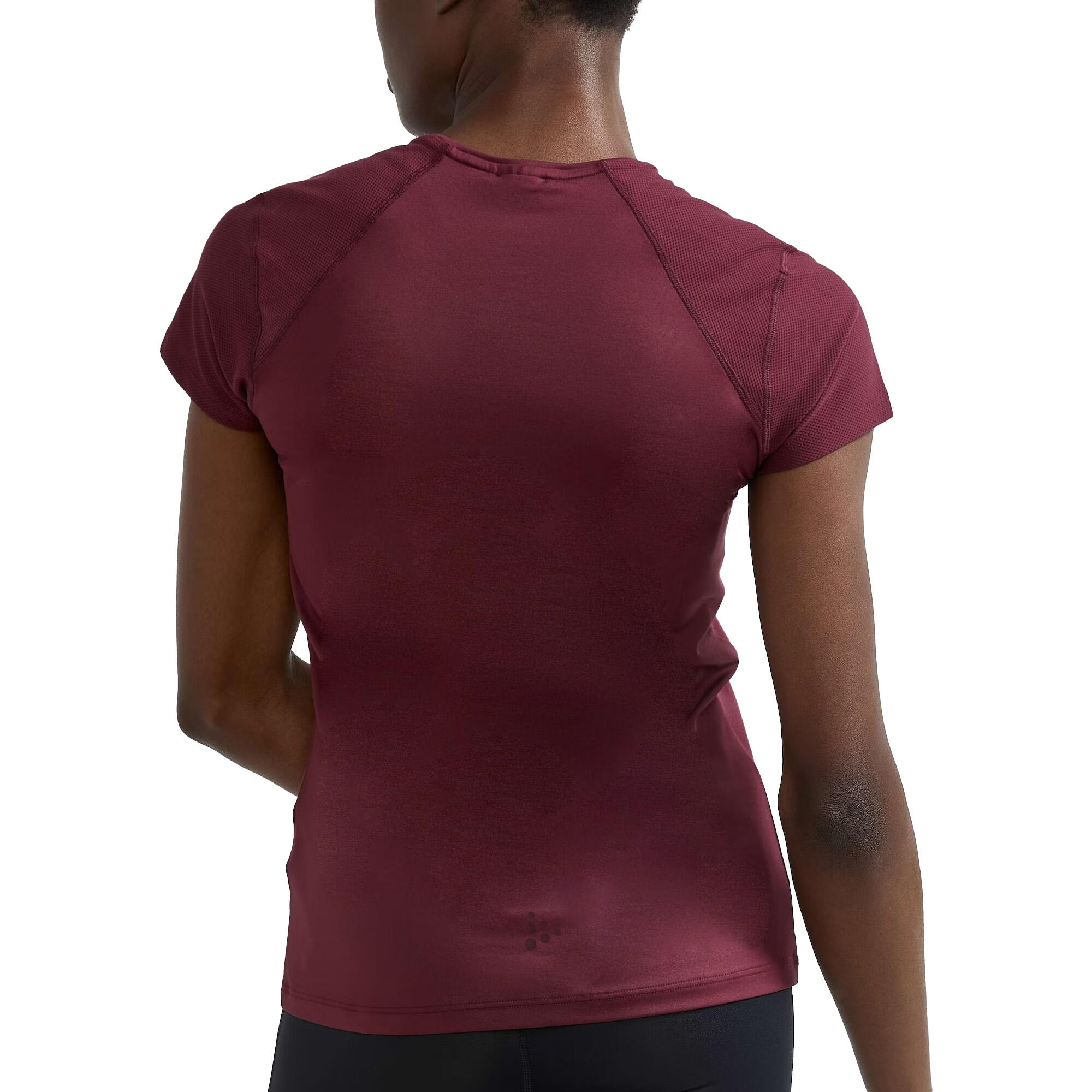 Womens/Ladies ADV Essence Slim ShortSleeved TShirt (Rio Red) 2/3